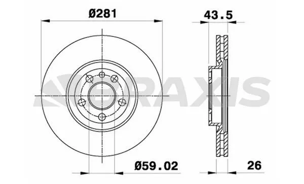 FREN DİSKİ BRAXIS AE0121