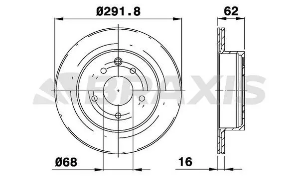 FREN DİSKİ BRAXIS AE0127