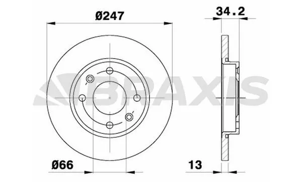 FREN DİSKİ BRAXIS AE0133