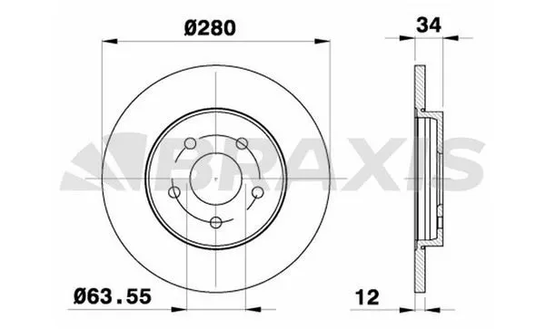 FREN DİSKİ BRAXIS AE0136