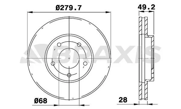 FREN DİSKİ BRAXIS AE0137