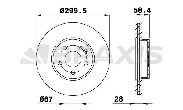 FREN DİSKİ BRAXIS AE0151