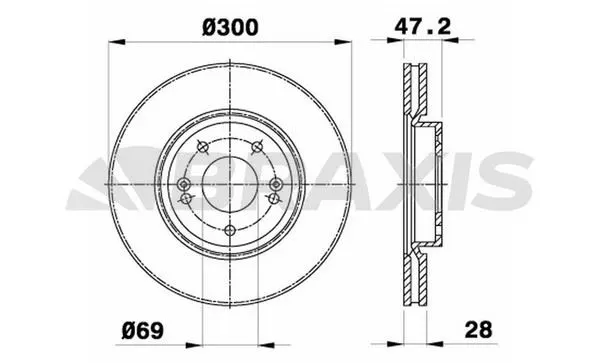 FREN DİSKİ BRAXIS AE0152