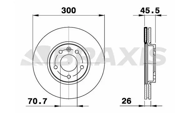 FREN DİSKİ BRAXIS AE0169