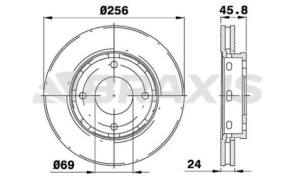 FREN DİSKİ BRAXIS AE0170