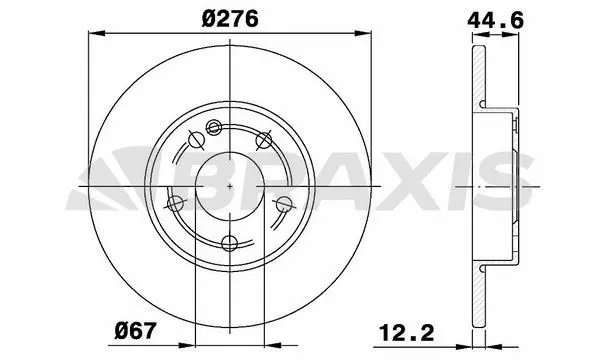 FREN DİSKİ BRAXIS AE0171