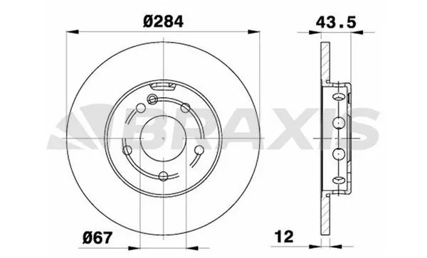 FREN DİSKİ BRAXIS AE0195
