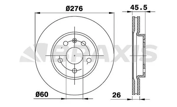 FREN DİSKİ BRAXIS AE0201