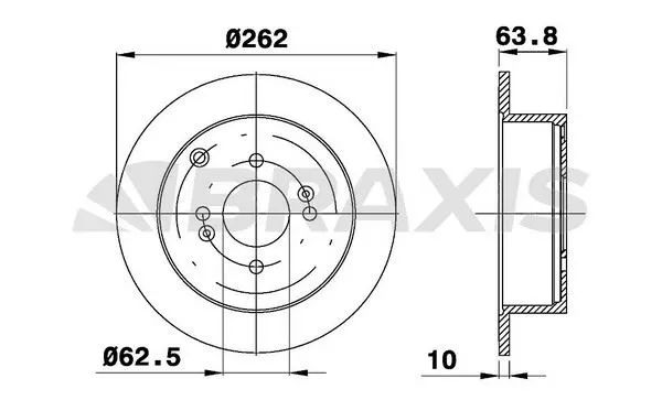 FREN DİSKİ BRAXIS AE0204