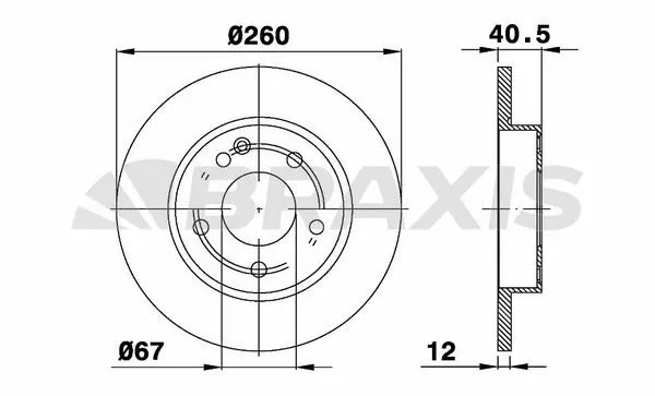 FREN DİSKİ BRAXIS AE0209