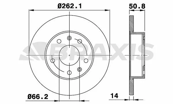 FREN DİSKİ BRAXIS AE0245