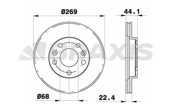 FREN DİSKİ BRAXIS AE0261