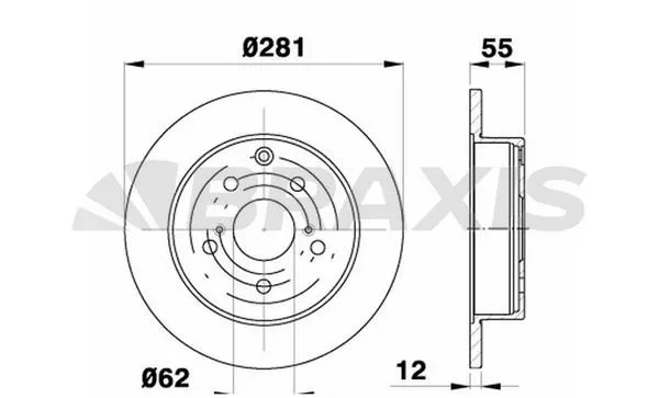 FREN DİSKİ BRAXIS AE0281