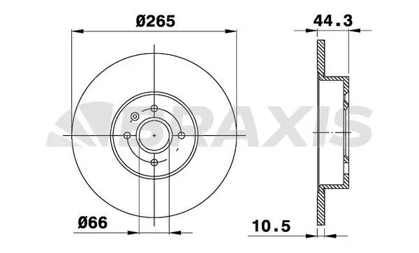 FREN DİSKİ BRAXIS AE0304