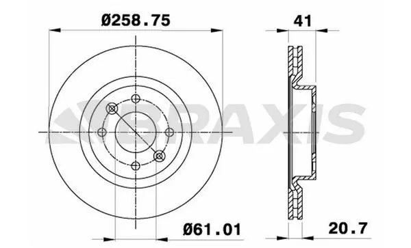 FREN DİSKİ BRAXIS AE0307