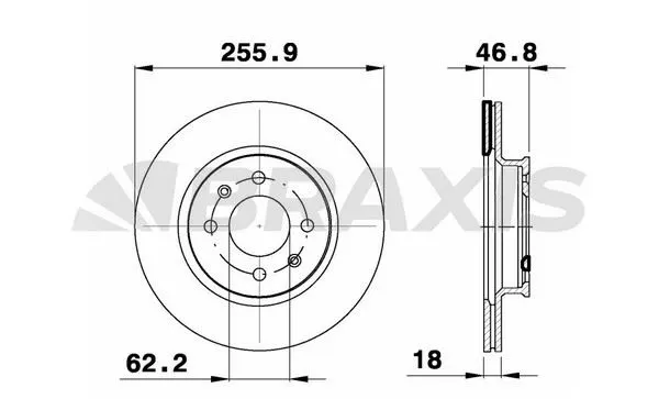 FREN DİSKİ BRAXIS AE0308