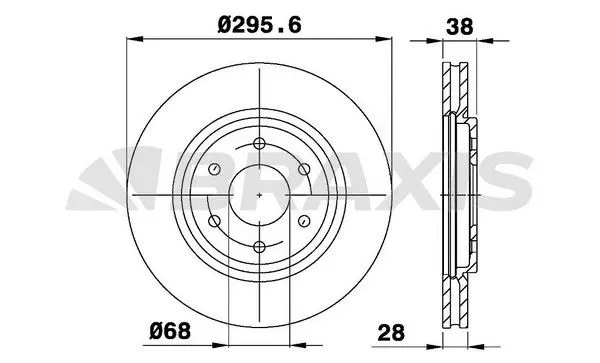 FREN DİSKİ BRAXIS AE0310