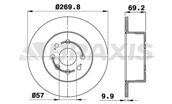 FREN DİSKİ BRAXIS AE0321