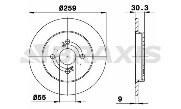 FREN DİSKİ BRAXIS AE0327