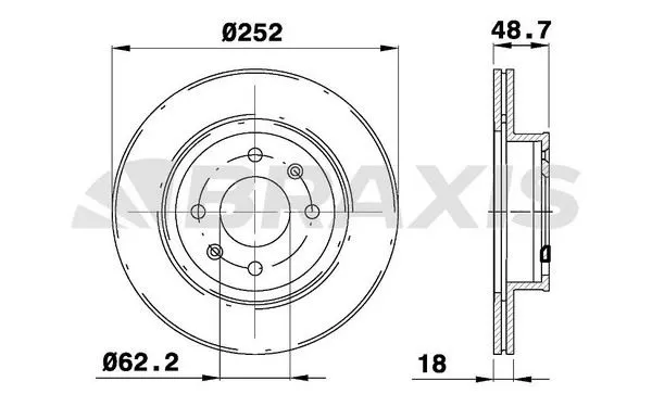FREN DİSKİ BRAXIS AE0337