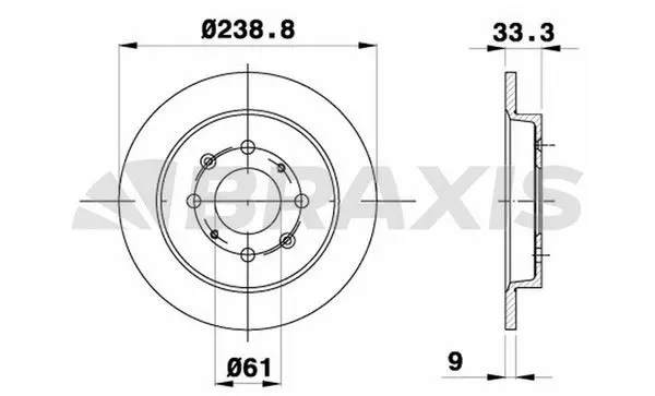 FREN DİSKİ BRAXIS AE0341