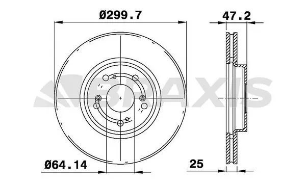 FREN DİSKİ BRAXIS AE0344