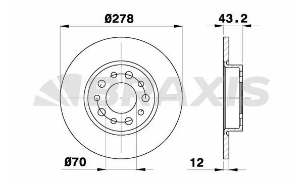 FREN DİSKİ BRAXIS AE0346