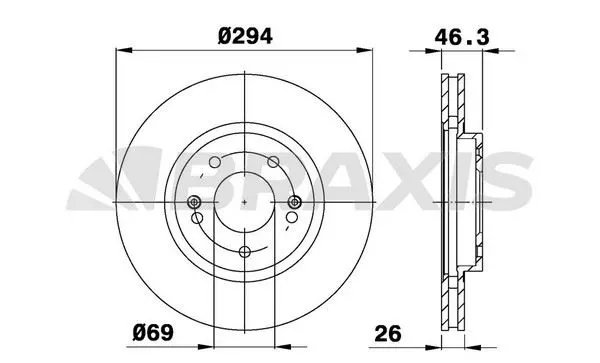 FREN DİSKİ BRAXIS AE0347