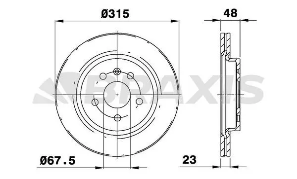 FREN DİSKİ BRAXIS AE0349