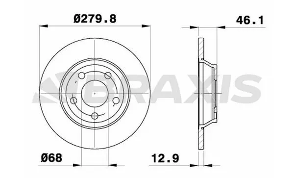 FREN DİSKİ BRAXIS AE0356
