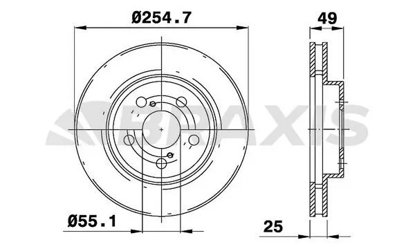 FREN DİSKİ BRAXIS AE0360
