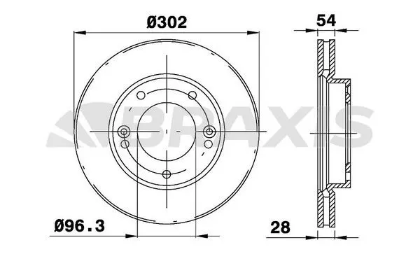 FREN DİSKİ BRAXIS AE0367