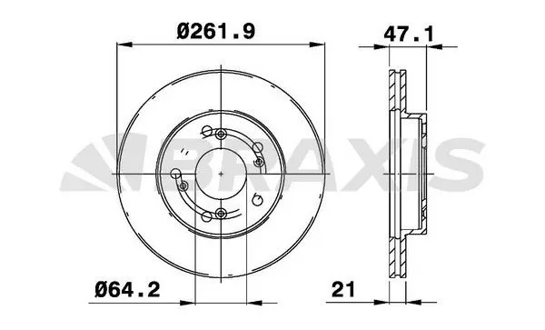 FREN DİSKİ BRAXIS AE0388