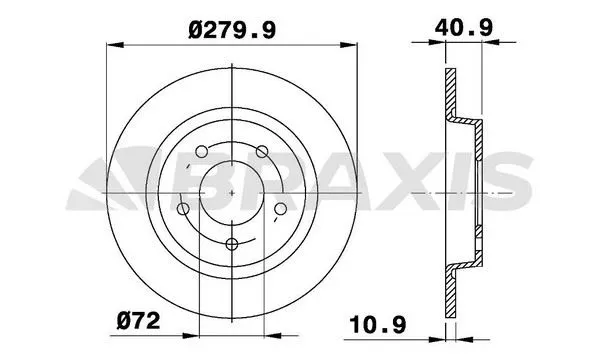 FREN DİSKİ BRAXIS AE0391