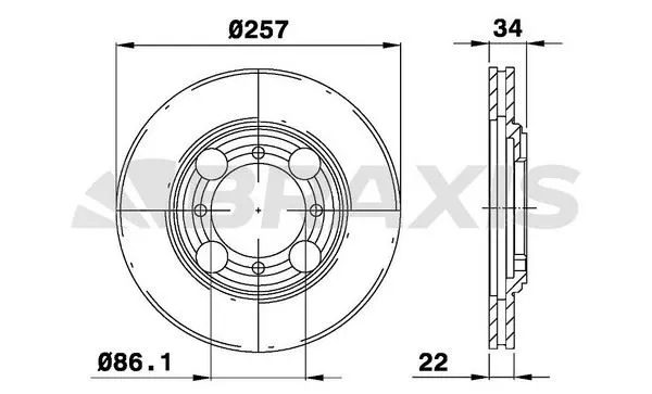FREN DİSKİ BRAXIS AE0407