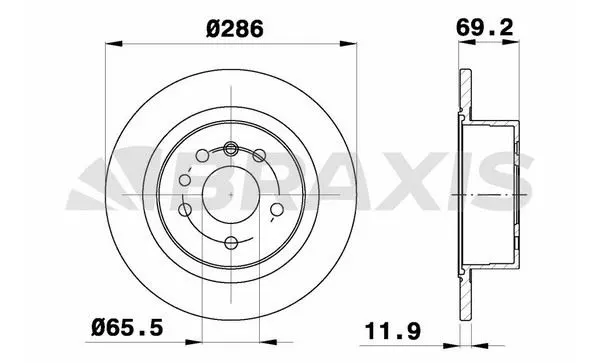 FREN DİSKİ BRAXIS AE0411
