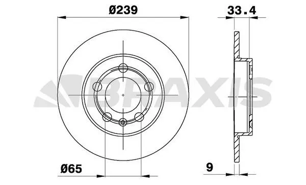 FREN DİSKİ BRAXIS AE0415