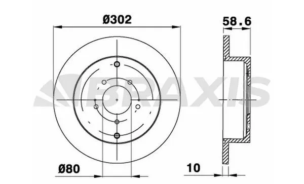 FREN DİSKİ BRAXIS AE0421