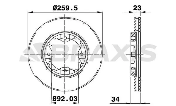FREN DİSKİ BRAXIS AE0423