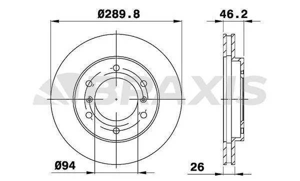 FREN DİSKİ BRAXIS AE0425