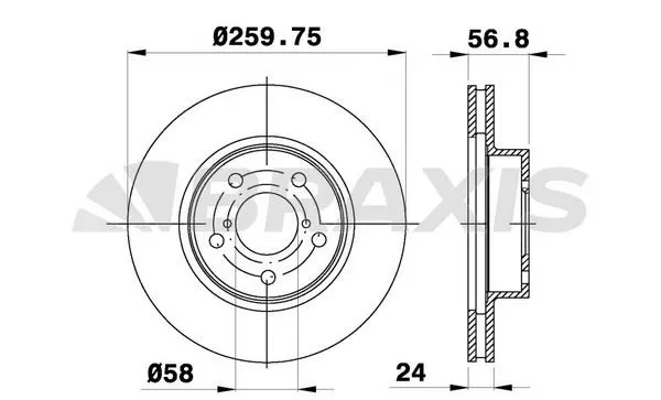 FREN DİSKİ BRAXIS AE0450
