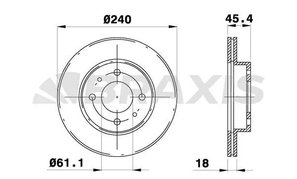 FREN DİSKİ BRAXIS AE0451