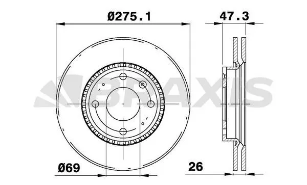 FREN DİSKİ BRAXIS AE0510