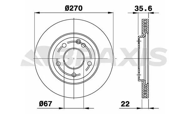 FREN DİSKİ BRAXIS AE0511