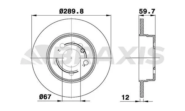 FREN DİSKİ BRAXIS AE0518