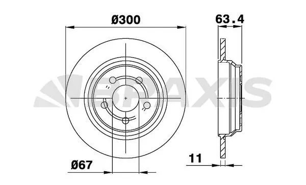 FREN DİSKİ BRAXIS AE0534