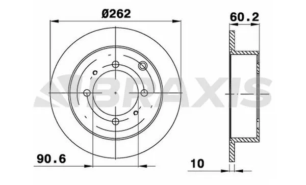FREN DİSKİ BRAXIS AE0536