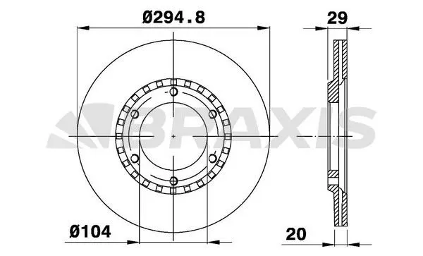 FREN DİSKİ BRAXIS AE0542