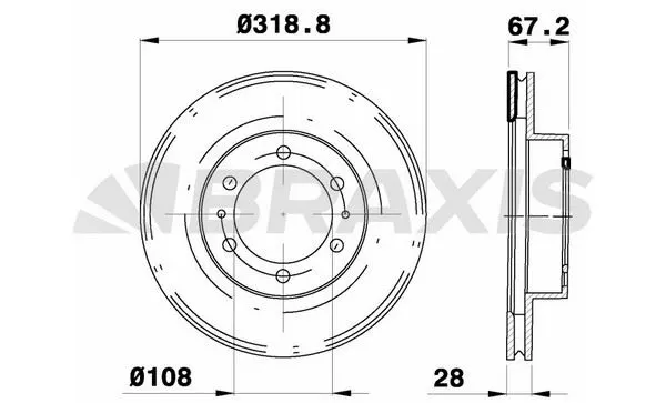 FREN DİSKİ BRAXIS AE0546