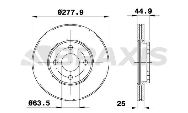 FREN DİSKİ BRAXIS AE0574